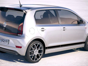 Volkswagen Up GTI 5-door 2018 3D Model