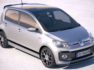 Volkswagen Up GTI 5-door 2018 3D Model