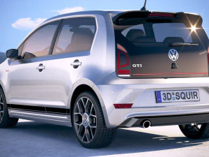 Volkswagen Up GTI 5-door 2018 3D Model