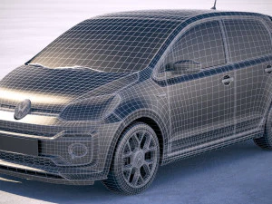 Volkswagen Up GTI 5-door 2018 3D Model