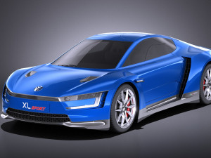 Volkswagen XL Sport 2015 vray 3D 模型