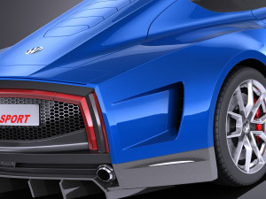 Volkswagen XL Sport 2015 vray 3D Модель