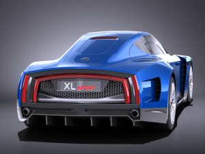 Volkswagen XL Sport 2015 vray 3D Модель
