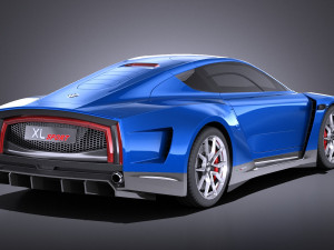 Volkswagen XL Sport 2015 vray 3D Модель