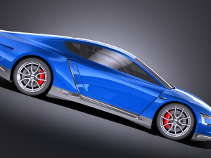 Volkswagen XL Sport 2015 vray 3D Модель
