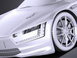 Volkswagen XL Sport 2015 vray 3D Модель