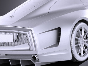 Volkswagen XL Sport 2015 vray 3D Модель