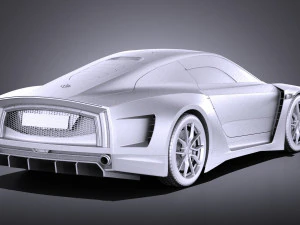 Volkswagen XL Sport 2015 vray 3D Model
