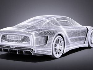Volkswagen XL Sport 2015 vray 3D Модель