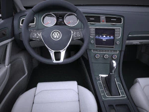 Volkswagen E-Golf 2016 vray 3D Model