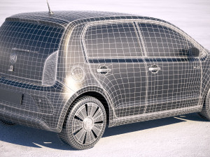 Volkswagen E-Up 2019 3D Model