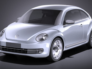 Volkswagen Ibeetle 2015 vray Model 3D