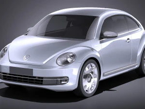 大众 Ibeetle 2015 vray 3D 模型