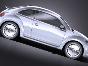 Volkswagen Ibeetle 2015 vray Model 3D