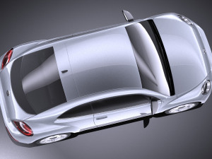 Volkswagen Ibeetle 2015 vray Model 3D
