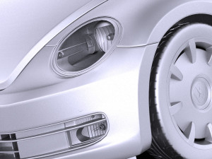 Volkswagen Ibeetle 2015 vray Model 3D