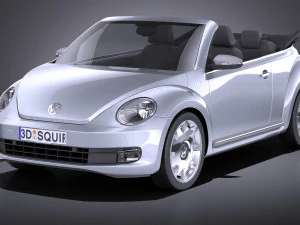 大众 Ibeetle 敞篷车 2015 vray 3D 模型