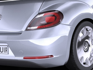 Volkswagen Ibeetle Convertible 2015 vray Modello 3D