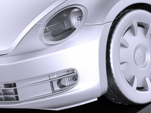 Volkswagen Ibeetle Convertible 2015 vray Modello 3D