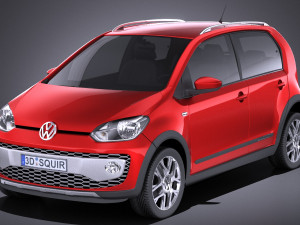 Volkswagen Cross Up 2016 vray 3D Model