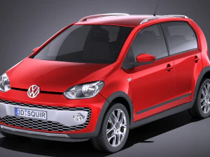 大众 Cross Up 2016 vray 3D 模型