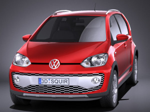 Volkswagen Cross Up 2016 vray 3D Модель
