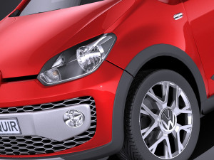Volkswagen Cross Up 2016 vray 3D Модель
