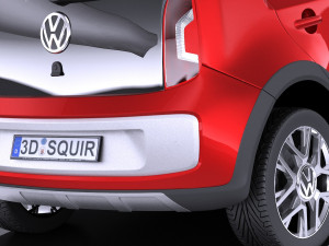 Volkswagen Cross Up 2016 vray 3D Модель
