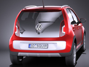 Volkswagen Cross Up 2016 vray 3D Модель