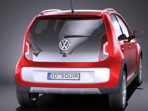 Volkswagen Cross Up 2016 vray 3D Model