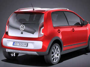 Volkswagen Cross Up 2016 vray 3D Model