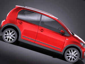 Volkswagen Cross Up 2016 vray 3D Model