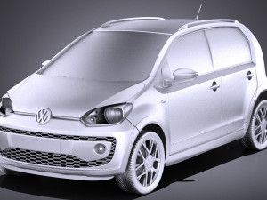 Volkswagen Cross Up 2016 vray 3D Модель