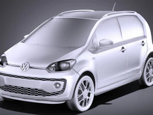 Volkswagen Cross Up 2016 vray 3D Model