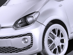 Volkswagen Cross Up 2016 vray 3D Модель