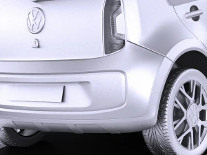 Volkswagen Cross Up 2016 vray 3D Model