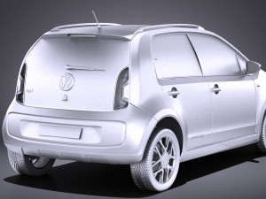 Volkswagen Cross Up 2016 vray 3D Модель