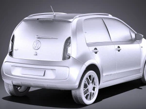 Volkswagen Cross Up 2016 vray 3D Model
