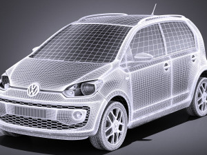 Volkswagen Cross Up 2016 vray 3D Модель
