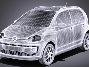 Volkswagen Cross Up 2016 vray 3D Model