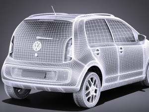 Volkswagen Cross Up 2016 vray 3D Модель