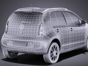 Volkswagen Cross Up 2016 vray 3D Модель