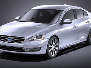 Volvo S60 2014 vray 3D Model