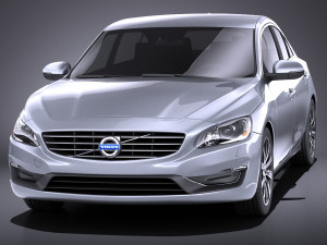 Volvo S60 2014 vray Modello 3D