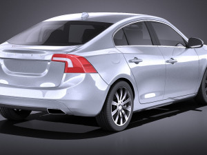 Volvo S60 2014 vray Modello 3D