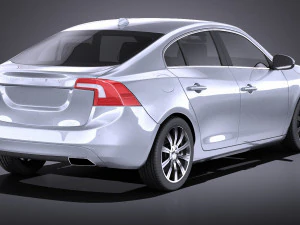 Volvo S60 2014 vray 3D Model