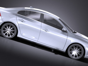 Volvo S60 2014 vray Modello 3D