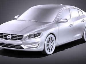 Volvo S60 2014 vray Modello 3D