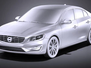 Volvo S60 2014 vray 3D Model