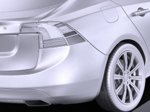 Volvo S60 2014 vray Modello 3D